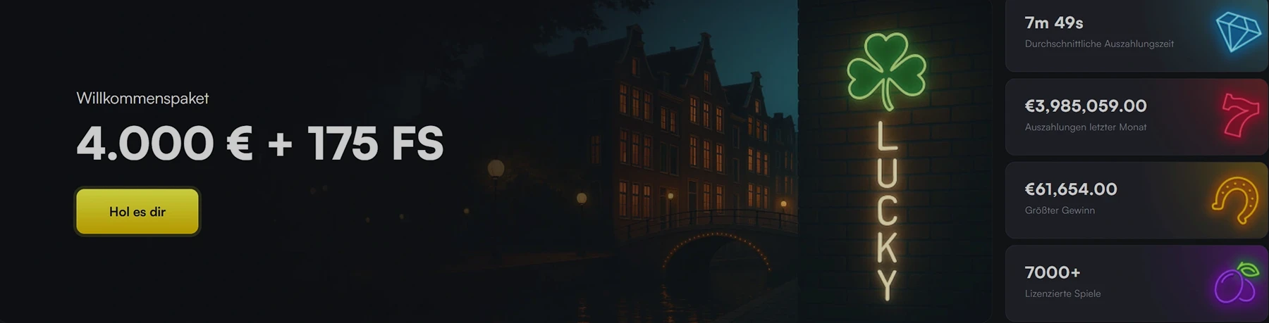 Casino True Luck Banner